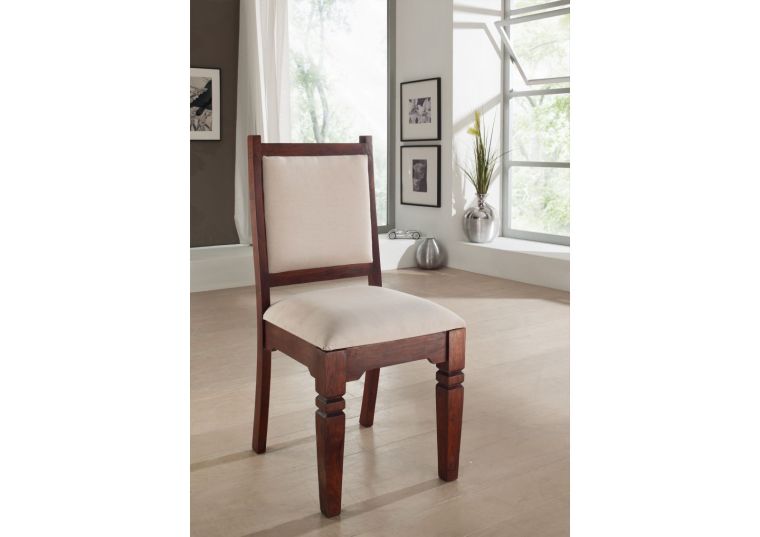 Set di 2 sedie in legno acacia - laccato / nougat 45x45x100 OXFORD #610
