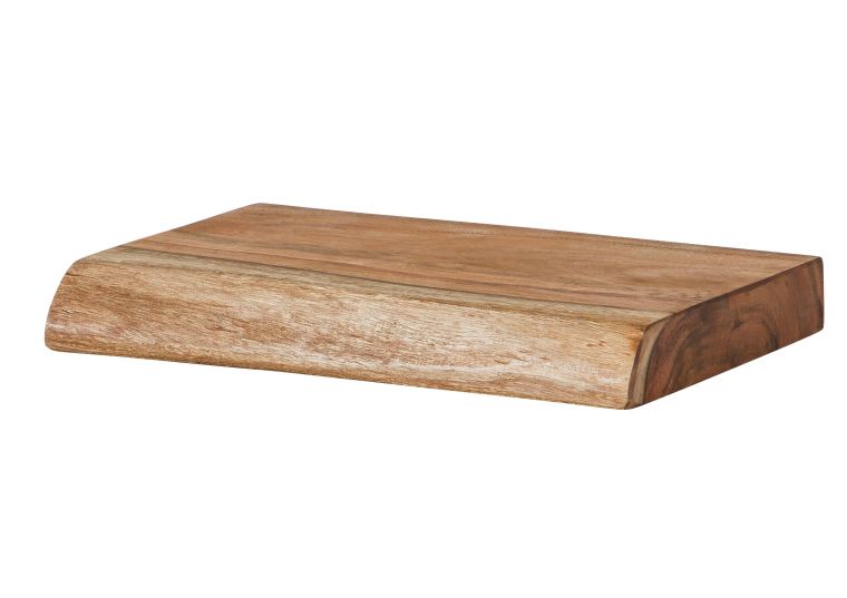 Mensola in legno di Acacia 30x20x4 Laccato naturale MELBOURNE #110