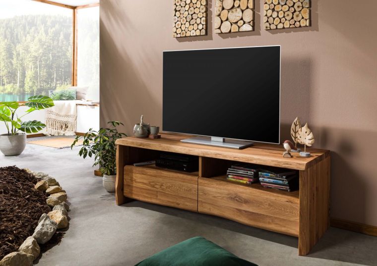 mobile TV in legno di Quercia Selvatica 151x45x50 quercia naturale oliato PURE OAK #108