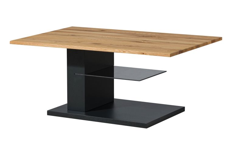 Tavolino da salotto in legno di quercia selvatica 110x70x46 Laccato- oliato / naturale KITZBÜHEL #130